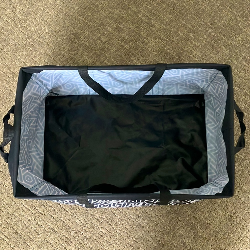 Collapsible Patterned Storage Tote - Picture 3 of 3